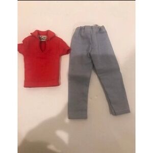 Vintage Red Pak Polo Shirt & Pants